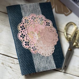 Handmade Journal | Handmade Notebook | Pocket Size Notebook | Junk Journal | A6 Notebook | A6 Journal | A6 Junk Journal | Vintage Notebook