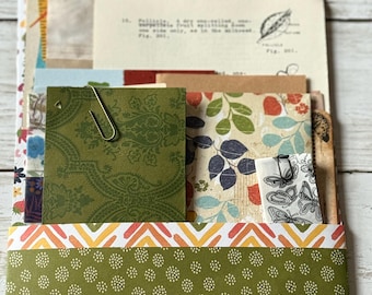 Starterspakket voor ongewenste dagboeken | Dagboek Ephemera Kit | Benodigdheden voor kunsttijdschriften | Dagboekkit | Ephemera-kit