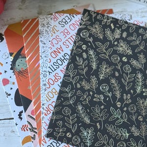6 Halloween Envelopes | Snail Mail | Pen Pal Mail | Fall Themed | Envies | 8x5.5 Envelopes | Self Seal Envelopes | Self Sealing Envelopes