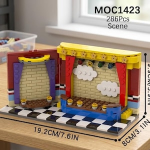 Horror Game Set Building Blocks FNAFED Movie Cartoon Bear Cartoon Scene Compatible Action Figures Toys MOC Bricks