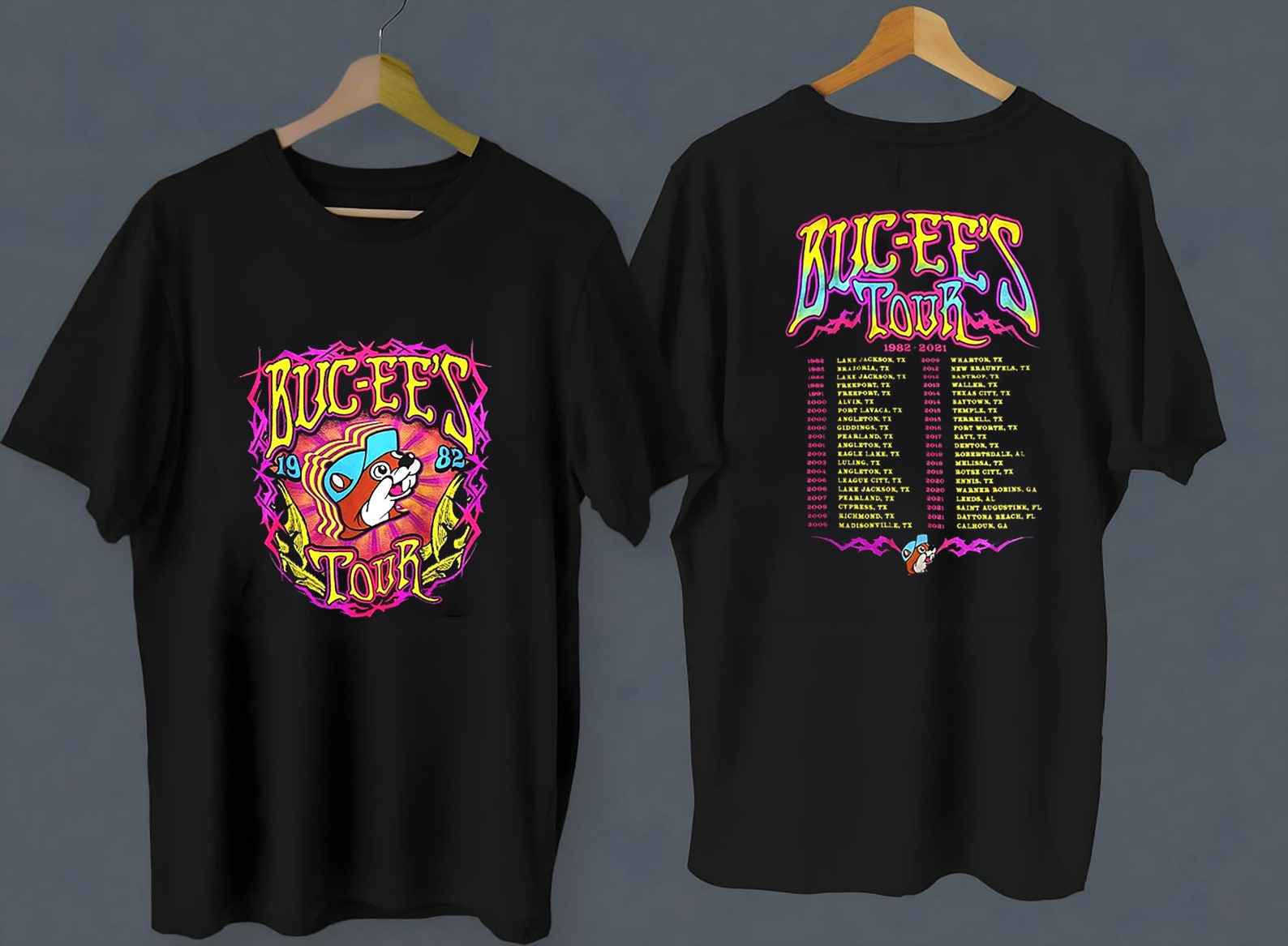 Bucee's 1982 Tour Shirt Vintage Bucee's 1982 Tour Etsy