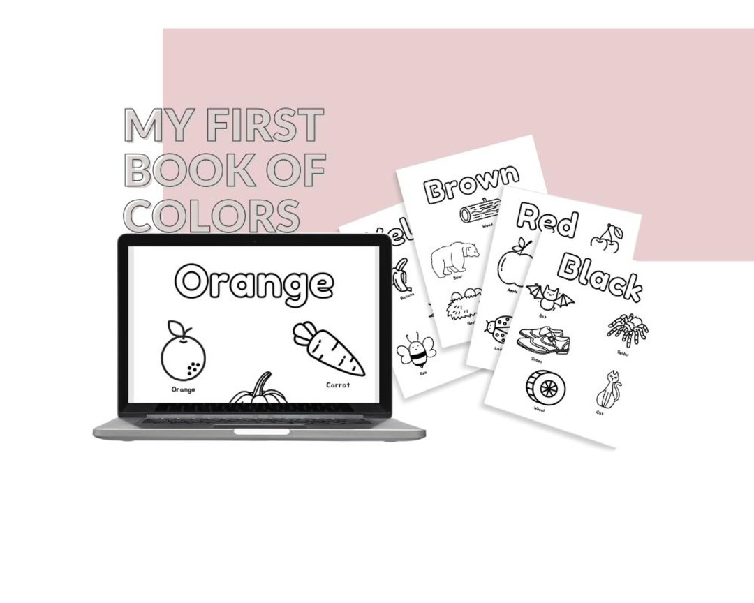 Basic Color Book Images My First Coloring Book of Colors – 10 Fun Pages to Learn 9 Bright ...