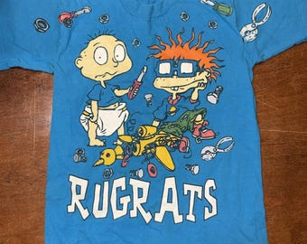 Vtg 1998 The Rugrats Movie Cartoon Youth M/L ? Nickelodeon Promo Shirt Viacom