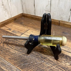 Chave de fenda magnética vintage Craftsman USA, modelo 41467 WF, com 3 pontas.