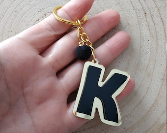 Monogram acrylic keychain