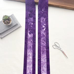 Refiner's Fire in Purple - Reversible Pastoral & Clergy Stole