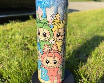 20 oz Labubu Custom Sublimation Tumbler – Personalized Drink Cup with Lid