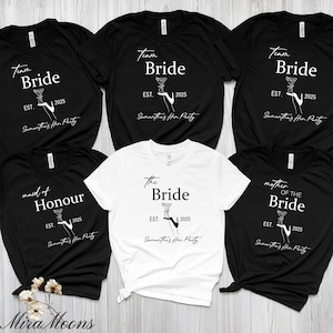 Personalised Hen Party T Shirts, Team Bride T Shirt, Hen Party Shirt, Hen Do, Bachelorette Party Shirt, Bachelorette Shirt, Fun Bride