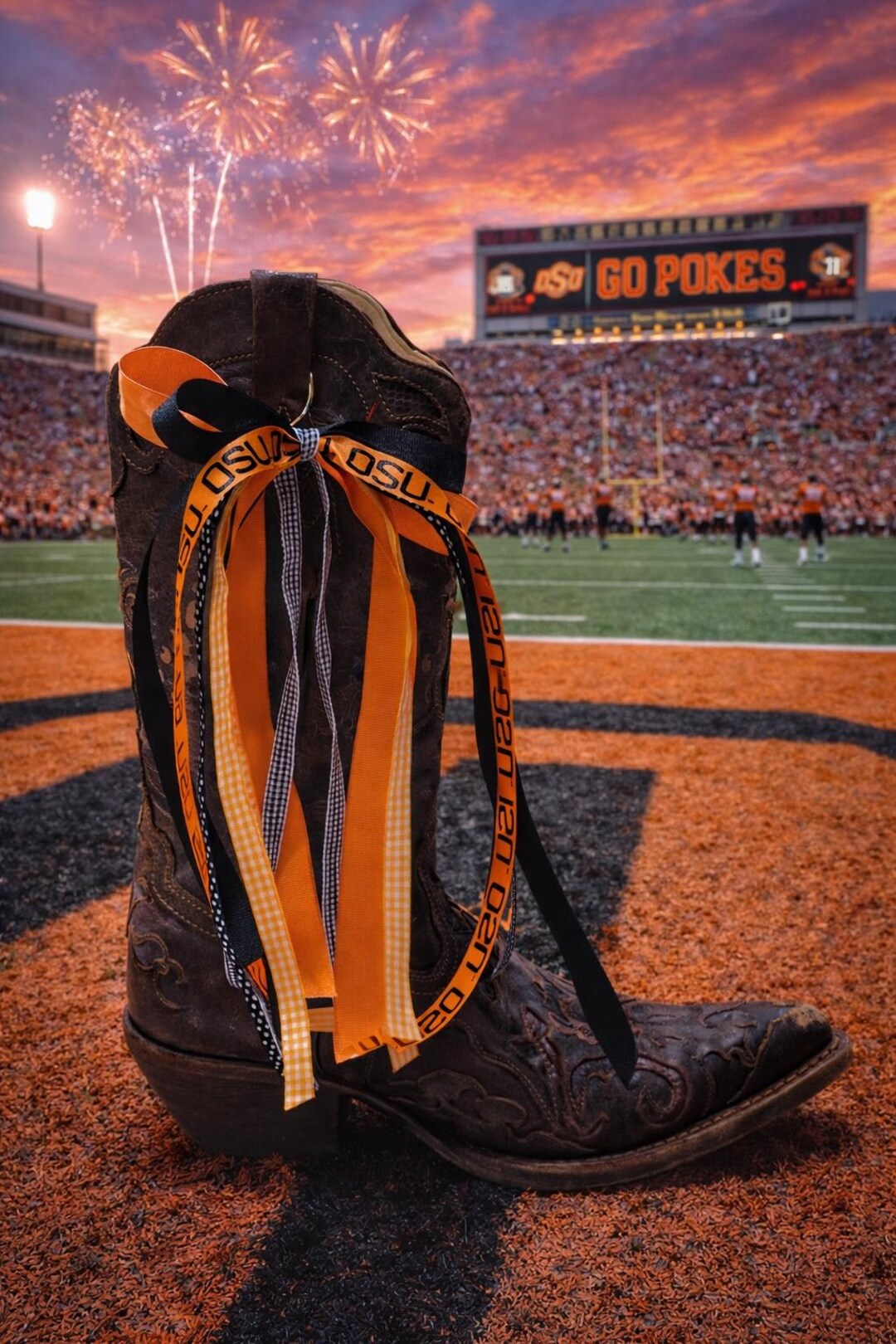 Customizable College Boot Bow: Gameday Accessory - Etsy