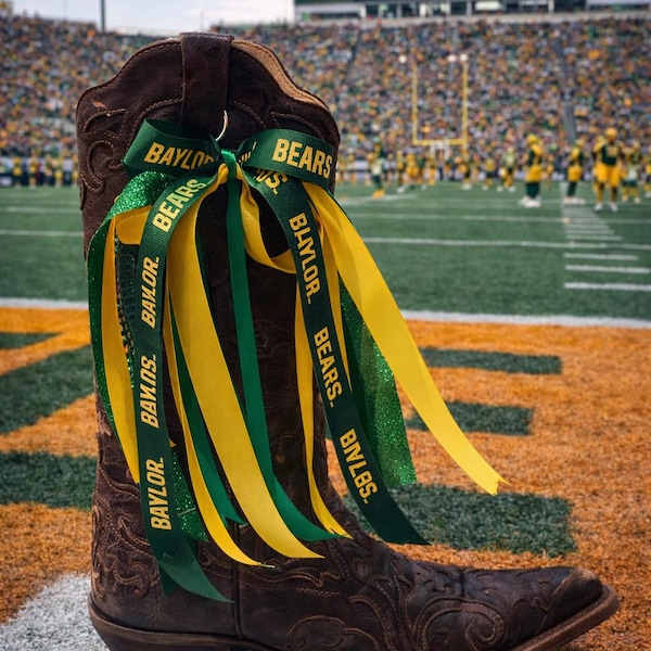 College Gameday Boot Bow: Detachable Accessory Clip. Sold in a set of 2.