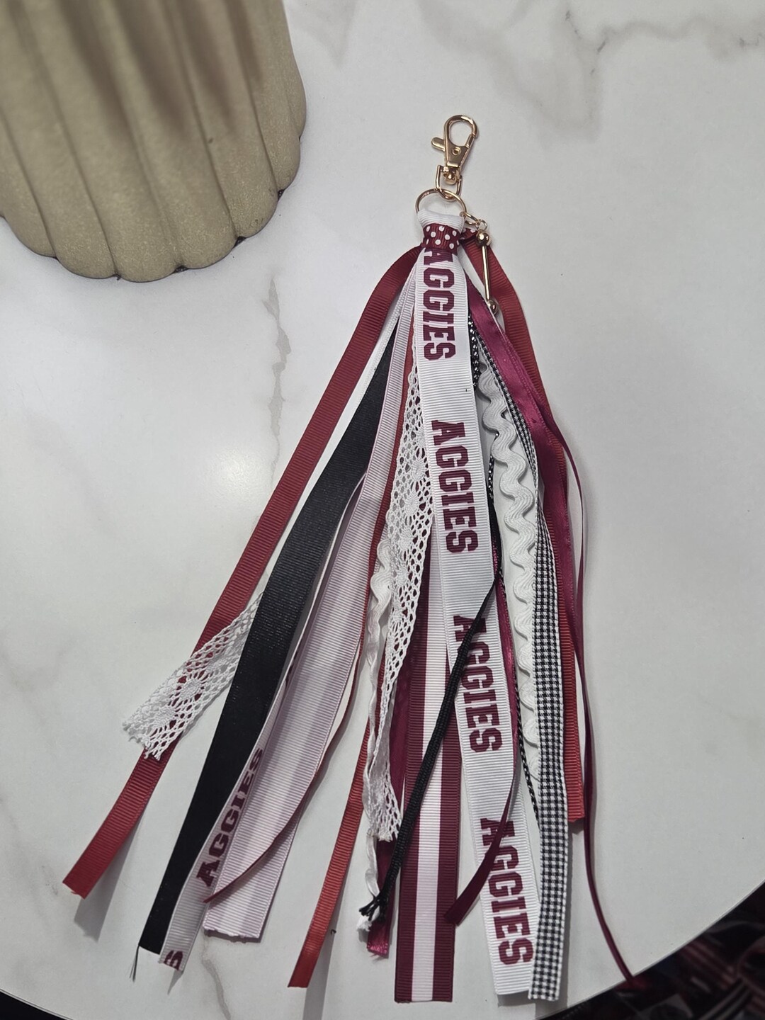 Ribbon Charm Aggies - Etsy