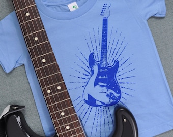 Stratburst Guitar Organic Cotton Shirt (4T)