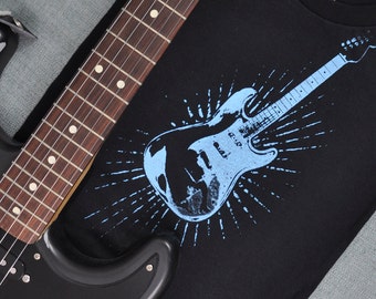 Stratburst Guitar Organic Cotton Shirt (4T)