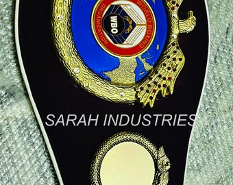 WBO World Boxing Championship Belt custom made adult size Leather Strap