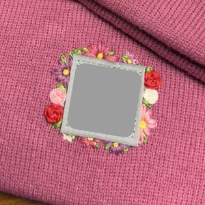 Hand-Embroidered Floral Trendy Name Brand Beanie