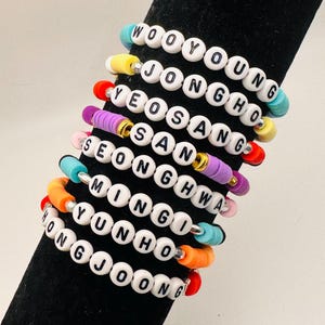 Ateez kpop bracelet customizable