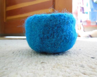 Bol en laine feutrée fait maison, Petit bol, Rangement, Bol en laine fait maison, Bol en laine feutrée fait main, Bol en laine fait main