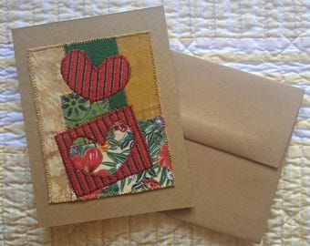 Carte matelassée, L'amour est dans l'air