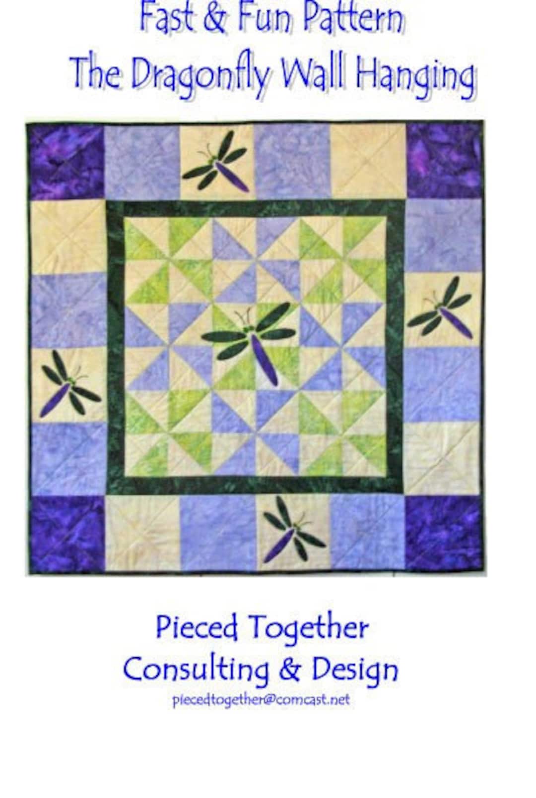Dragonfly Quilt Pattern - Etsy