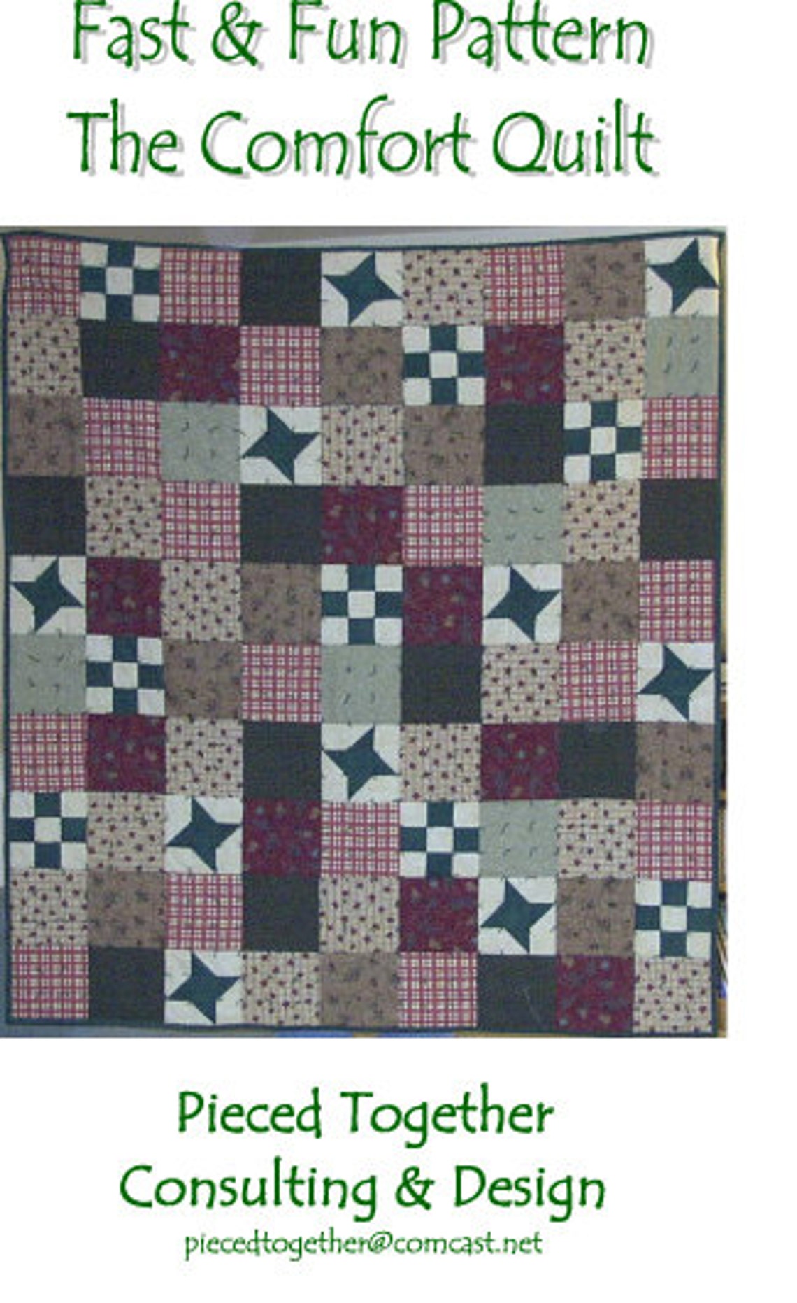 The Comfort Quilt Pattern Etsy