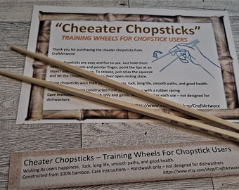 Cheater Chopsticks - &quot;Training Wheels&quot; For Chopsticks
