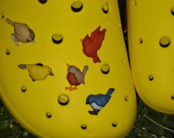 Birds Croc Shoe Charms Set