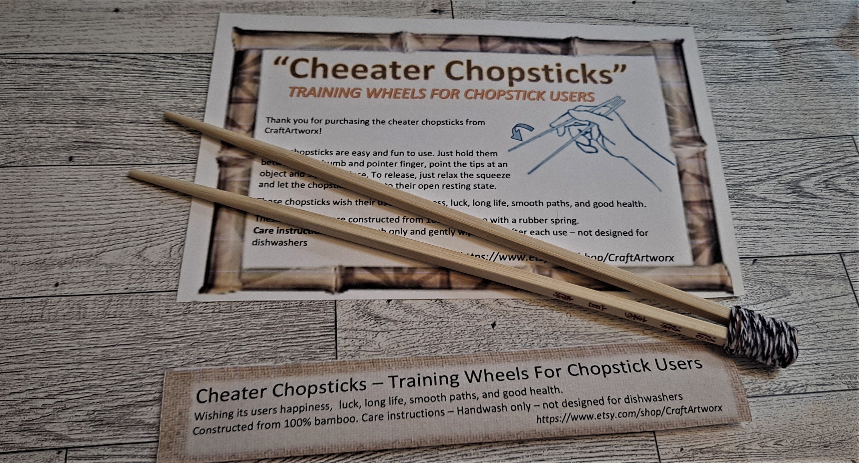 Cheater Easy Chopsticks Gag Gift Cheater Easy Chopsticks Gag Gift