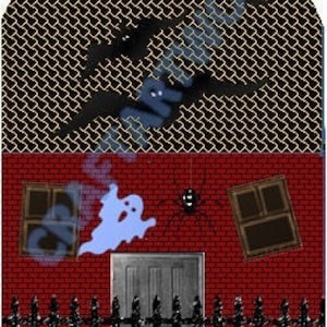Haunted House Halloween Treat Boxes - Print and Assemble