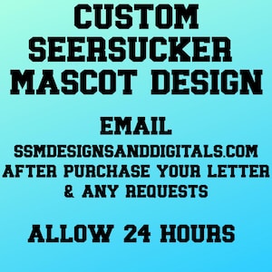 Custom Seersucker for Mascot Design
