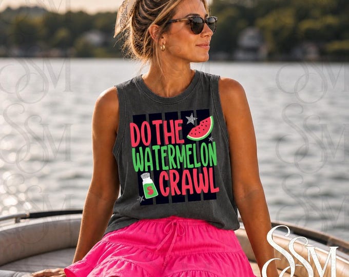 Do The Watermelon Crawl PNG Graphic (300 dpi Transparent)