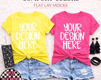 Comfort Colors 1717 Tee Flat Lay Mock Bundle