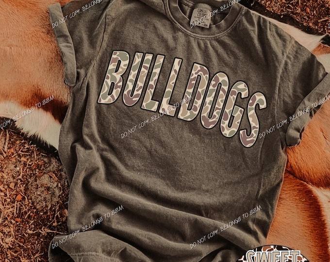 Custom Camo Word Design