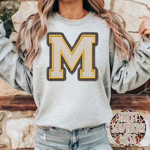 Seersucker “M” w/Lace