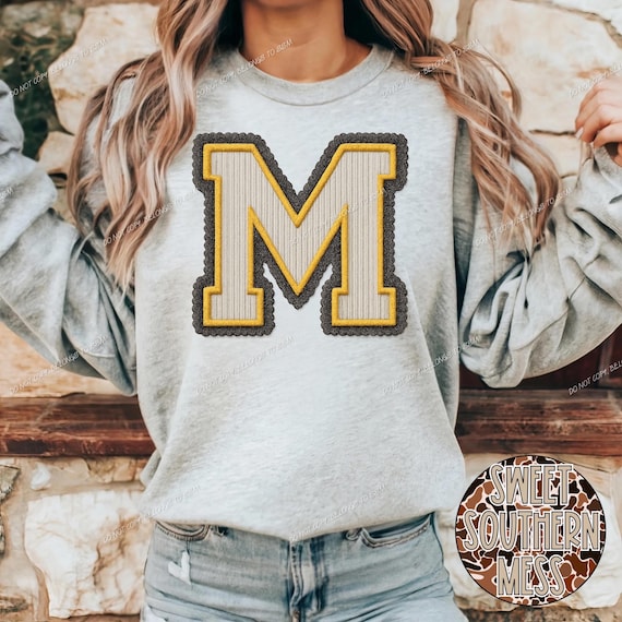 Seersucker “M” w/Lace