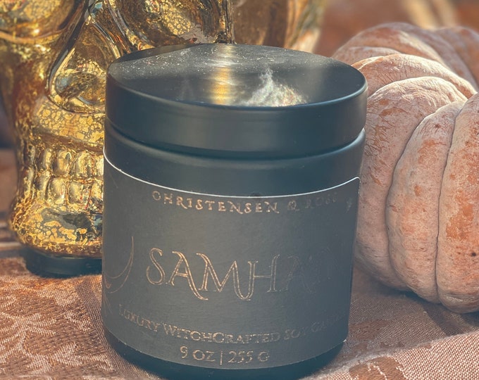 Samhain Candle - Multiple Sizes (Spices & Pumpkin)