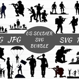 US Soldat SVG, veteranen Soldaten svg, US-Truppen svg, Armee svg, Militär svg, USA Flagge svg, Schnittdateien, Cricut, Silhouette, Png