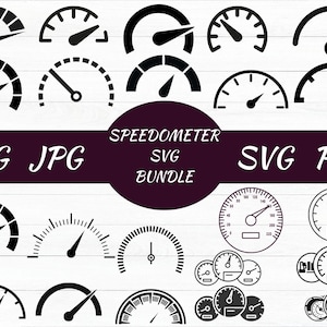 Speedometer SVG Bundle, Speedometer Png Bundle, Racing Car svg, Speedometer Clipart, Speedometer Silhouette, Speedometer Cut File For Cricut