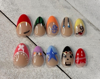 OP プレスオンネイル - アニメキャラクター - Etsy 日本