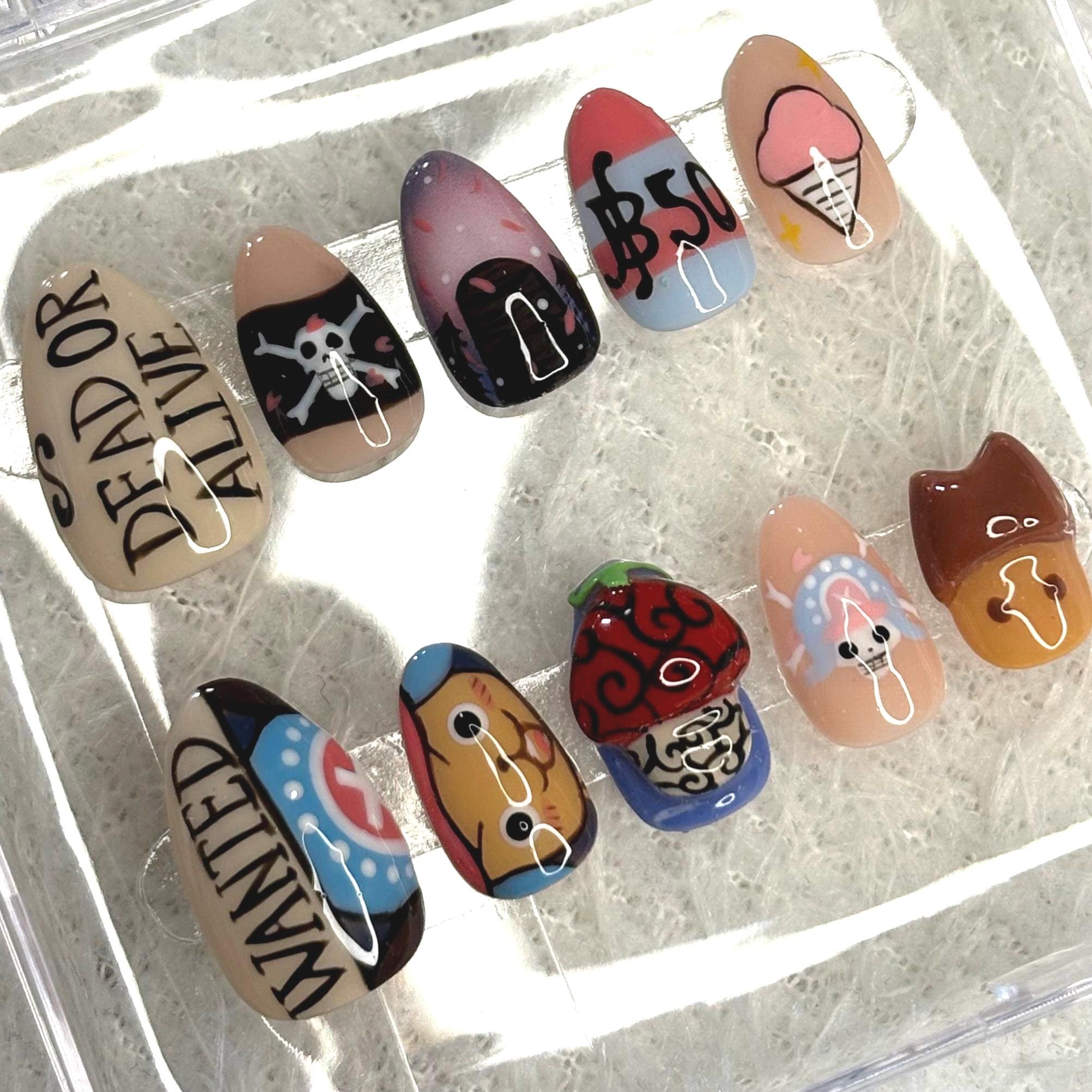 Devil Fruit Nails - Etsy