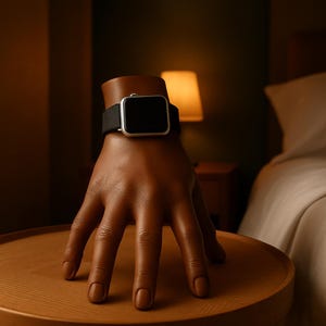 Handmade Apple Watch Charger Stand – Creepy Hand-Shaped Dock | Weird Desk Decor | Smartwatch Stand for Apple, Samsung, Pixel