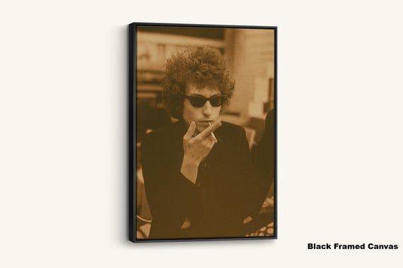 bob dylan cigarette poster Posters and Photos 186584 Bob Dylan Smoking Black and