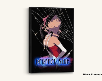 Perfect Blue Poster, Satoshi Kon Anime Druck, Psychothriller Leinwand, Japanische Wandkunst, Anime Geschenk, Otaku Wohnzimmer Dekor