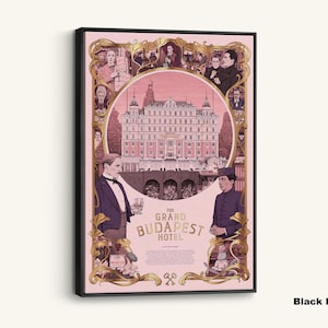 The Grand Budapest Hotel Canvas Print: Wes Anderson Movie Art