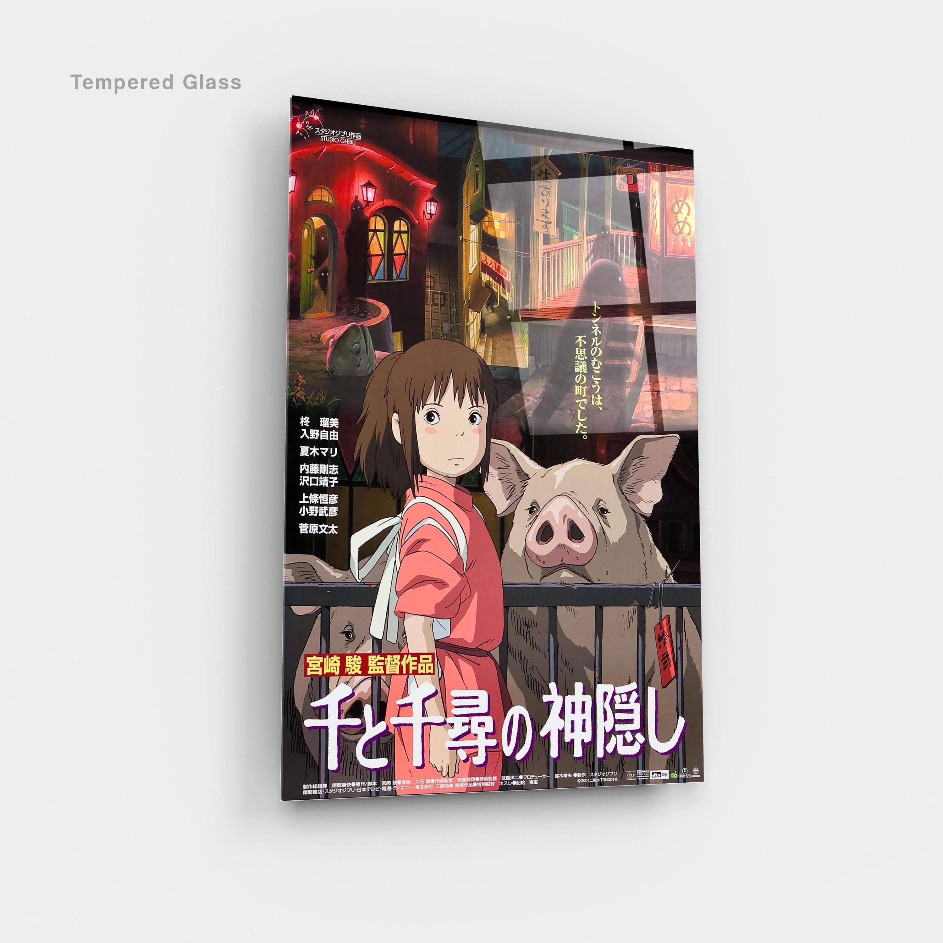 千と千尋の神隠しポスター、スタジオジブリのウォールアート、アニメ