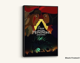 Princess Mononoke Canvas Print: Studio Ghibli Anime Wall Art