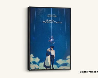 Howl's Moving Castle Canvas Print: Studio Ghibli Anime Art