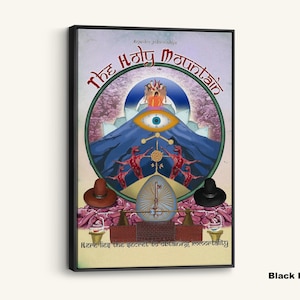 The Holy Mountain Canvas Print: Jodorowsky Surrealist Film Art