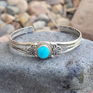 bracelet, silver turquoise