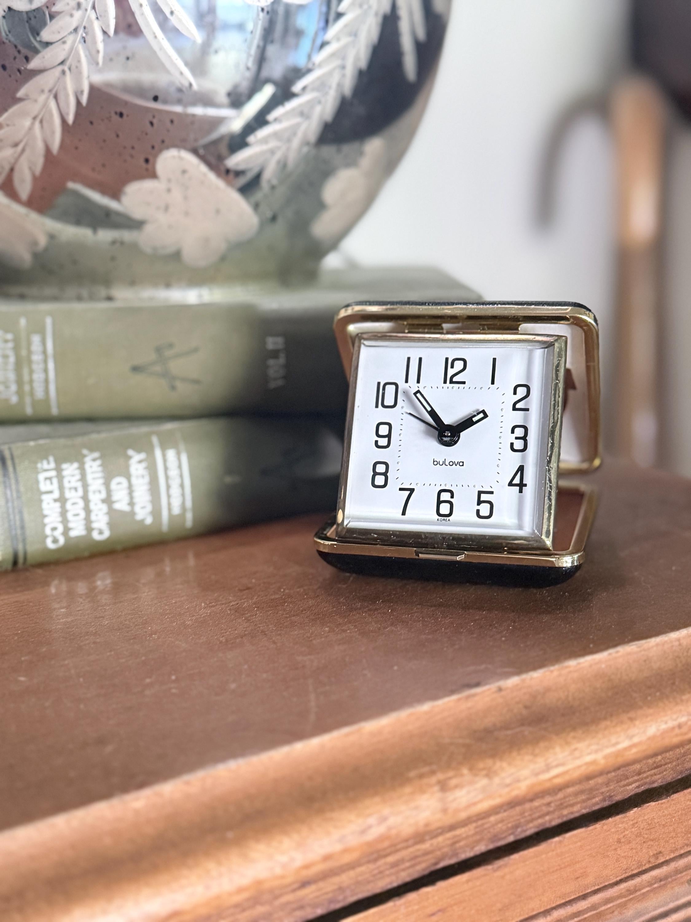 （Bulova）目覚まし時計 Bulova alarm clock - Etsy 日本