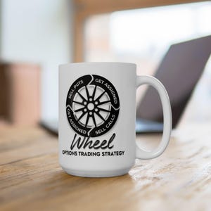 Options Trading Strategy Ceramic Mug, Stock Market Investor Gift, Day Trader Coffee Cup, 11oz 15oz, Wall Street Gift, Finance Mug